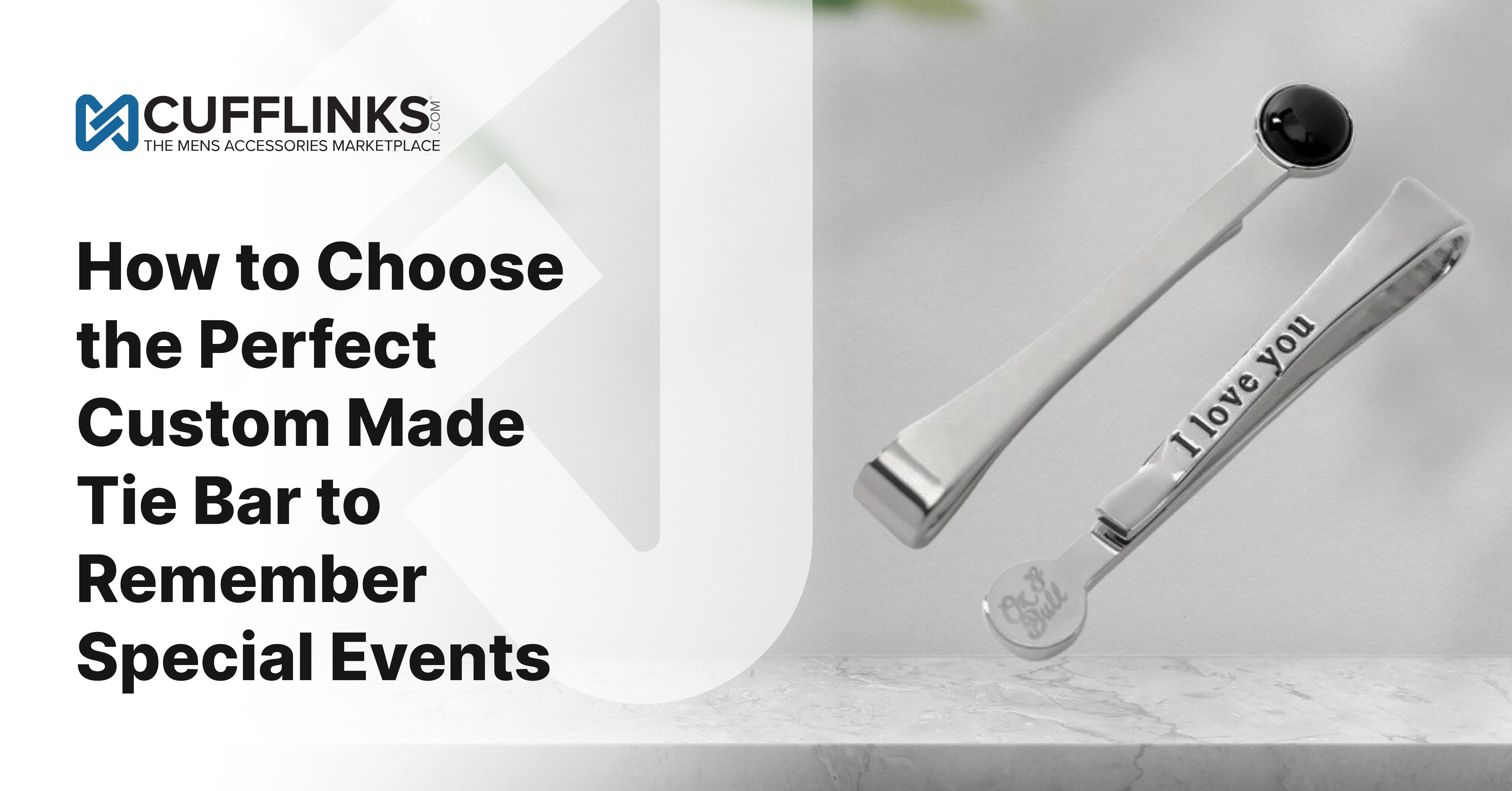 How to Choose the Perfect Custom Made Tie Bar to Remember Special Events