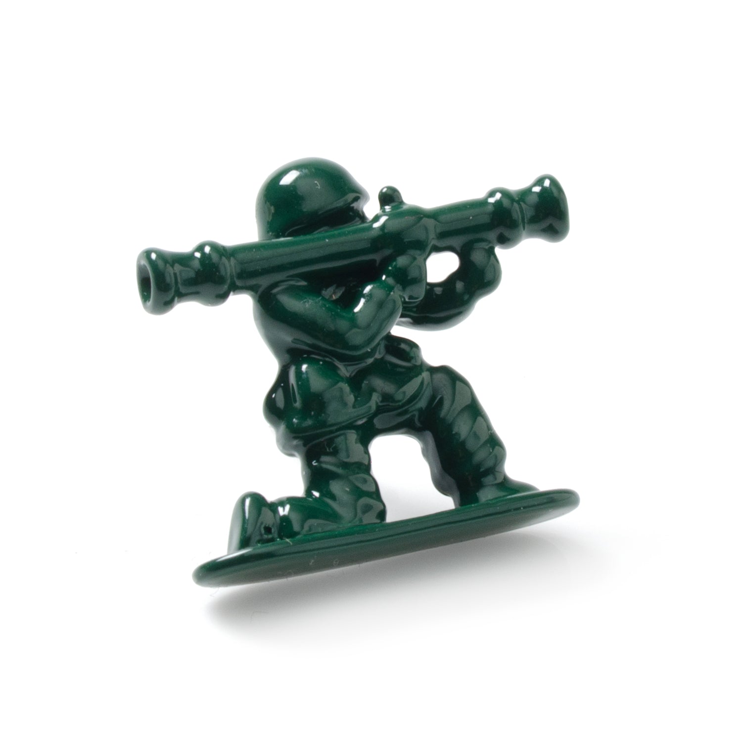 Green Army Man Lapel Pin