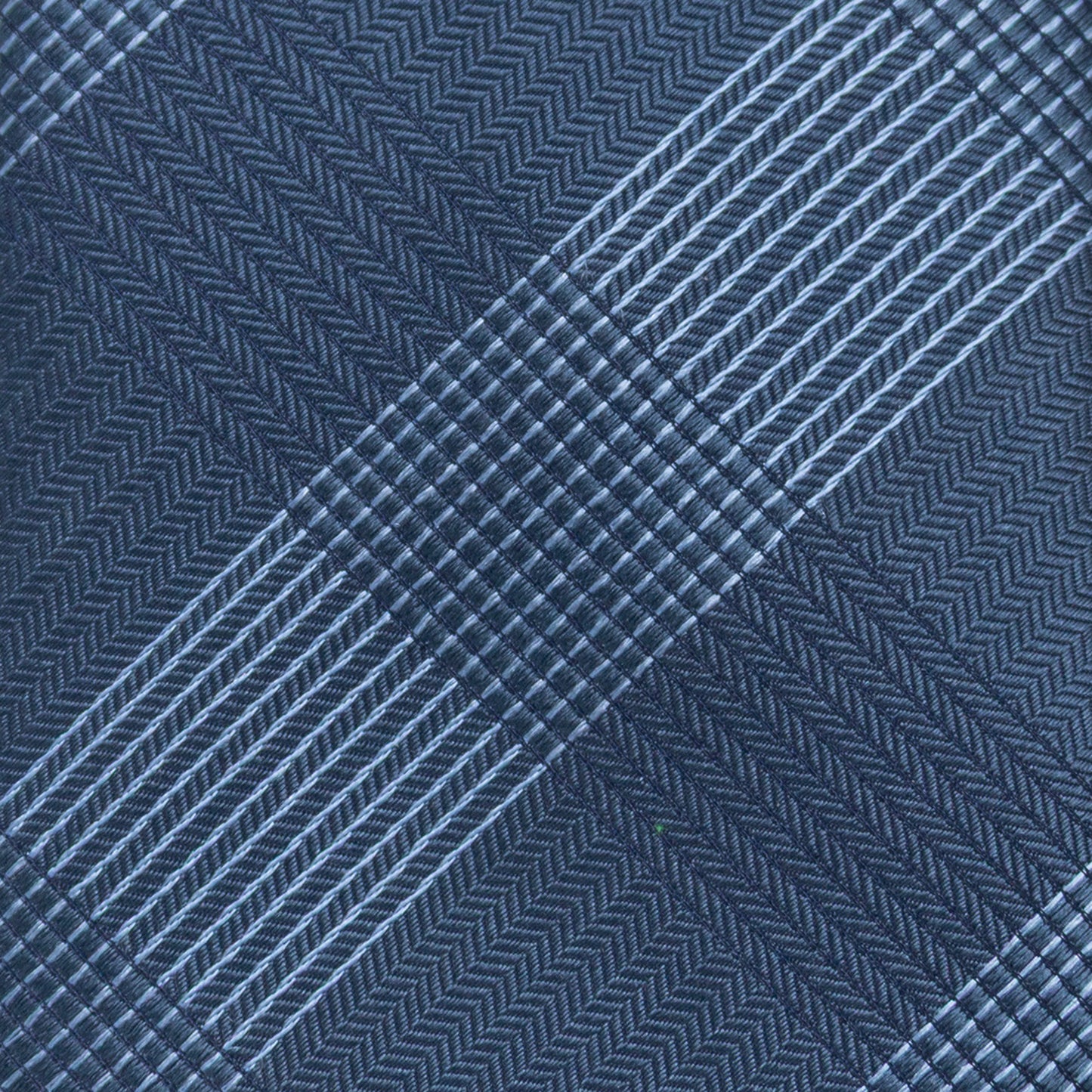 Best Dad Plaid Dark Blue Men's Tie Image 7
