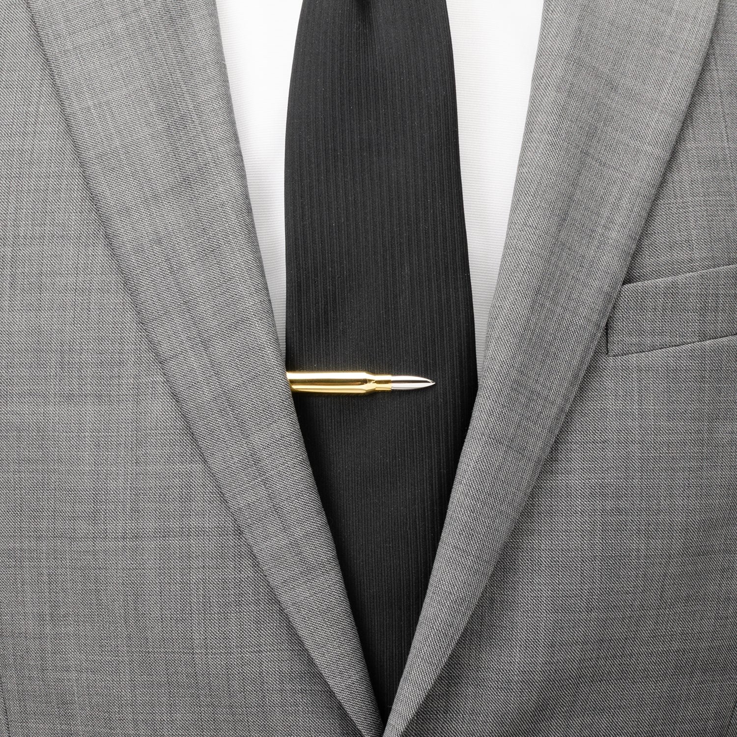 50 Cal Bullet Tie Clip Image 2