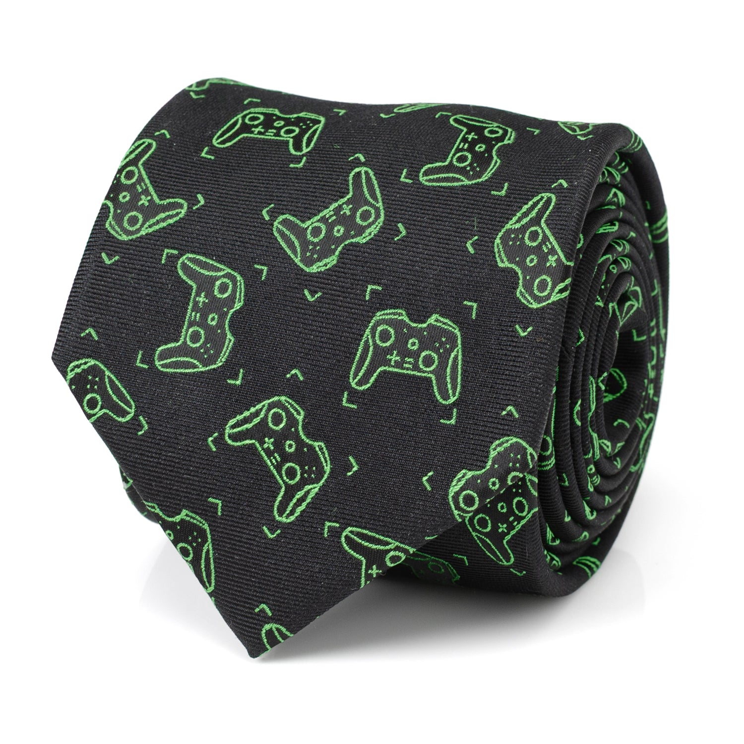 Gamer Black Men's Tie