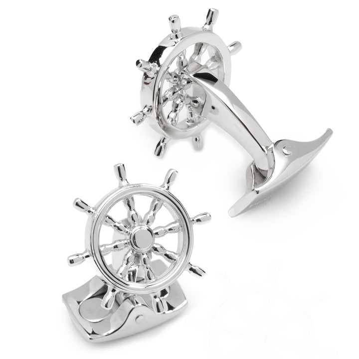 Ships Wheel Cufflinks Image 2