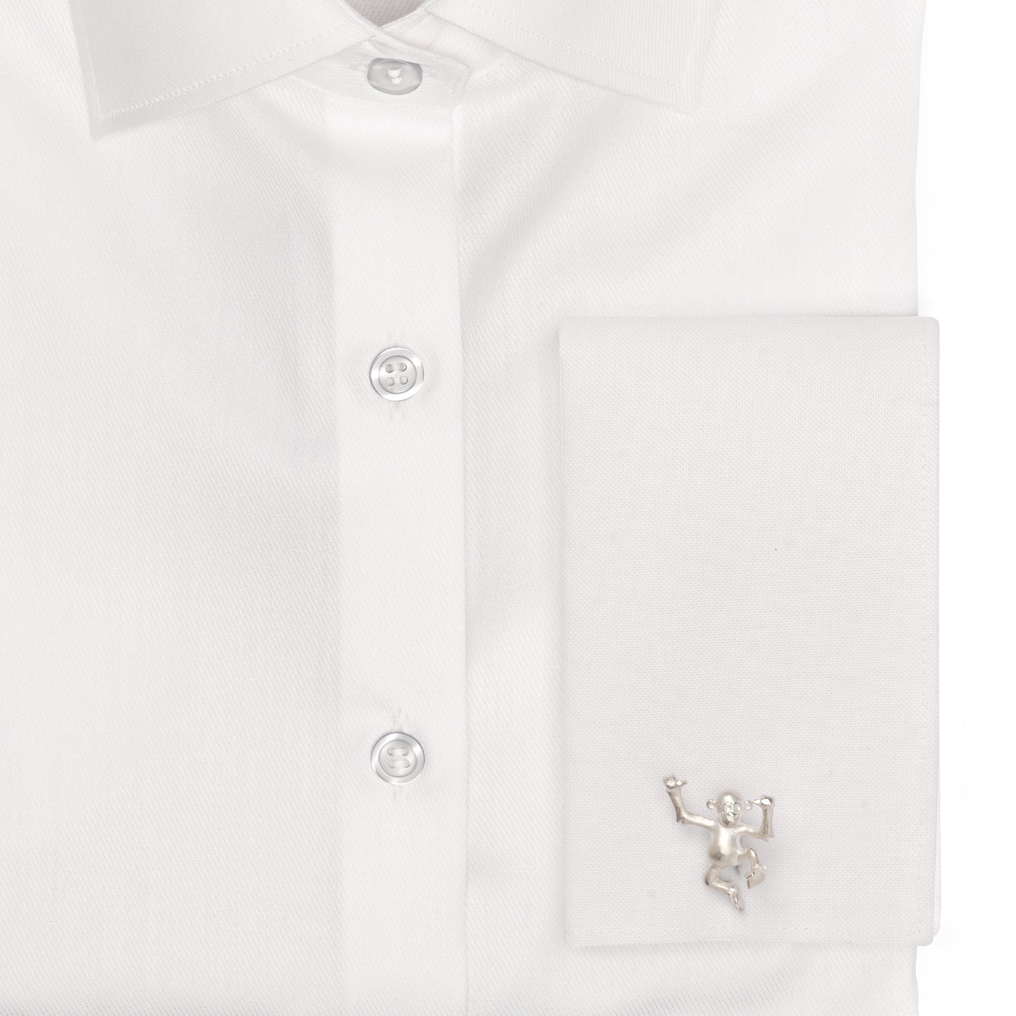 Sterling Silver ‘Tom’ Dancing Monkey Cufflinks
Image 4