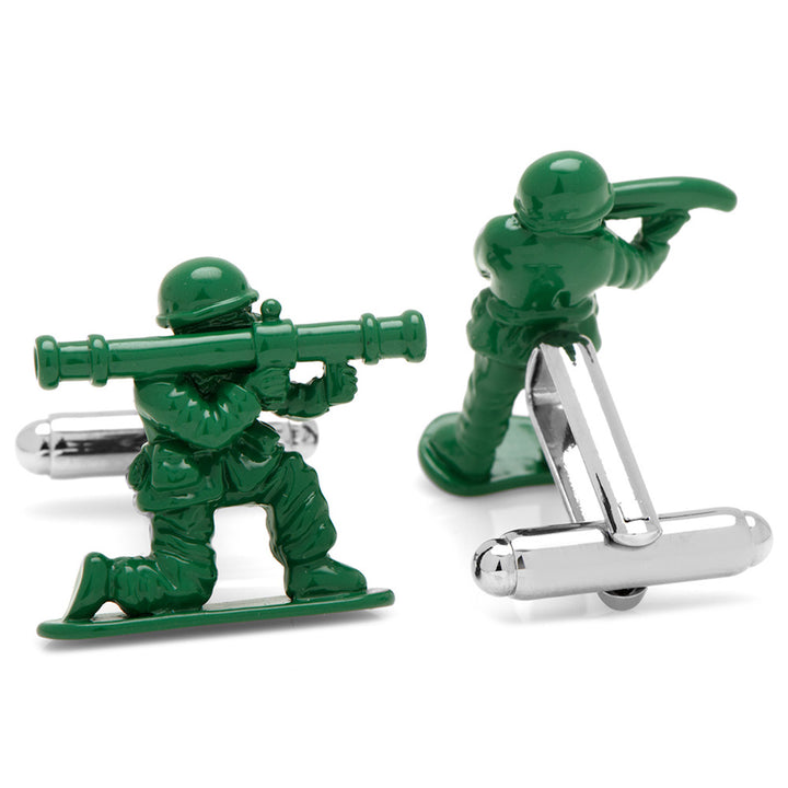 Green Army Men Cufflinks Image 2