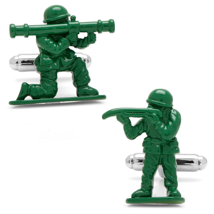 Green Army Men Cufflinks Image 1