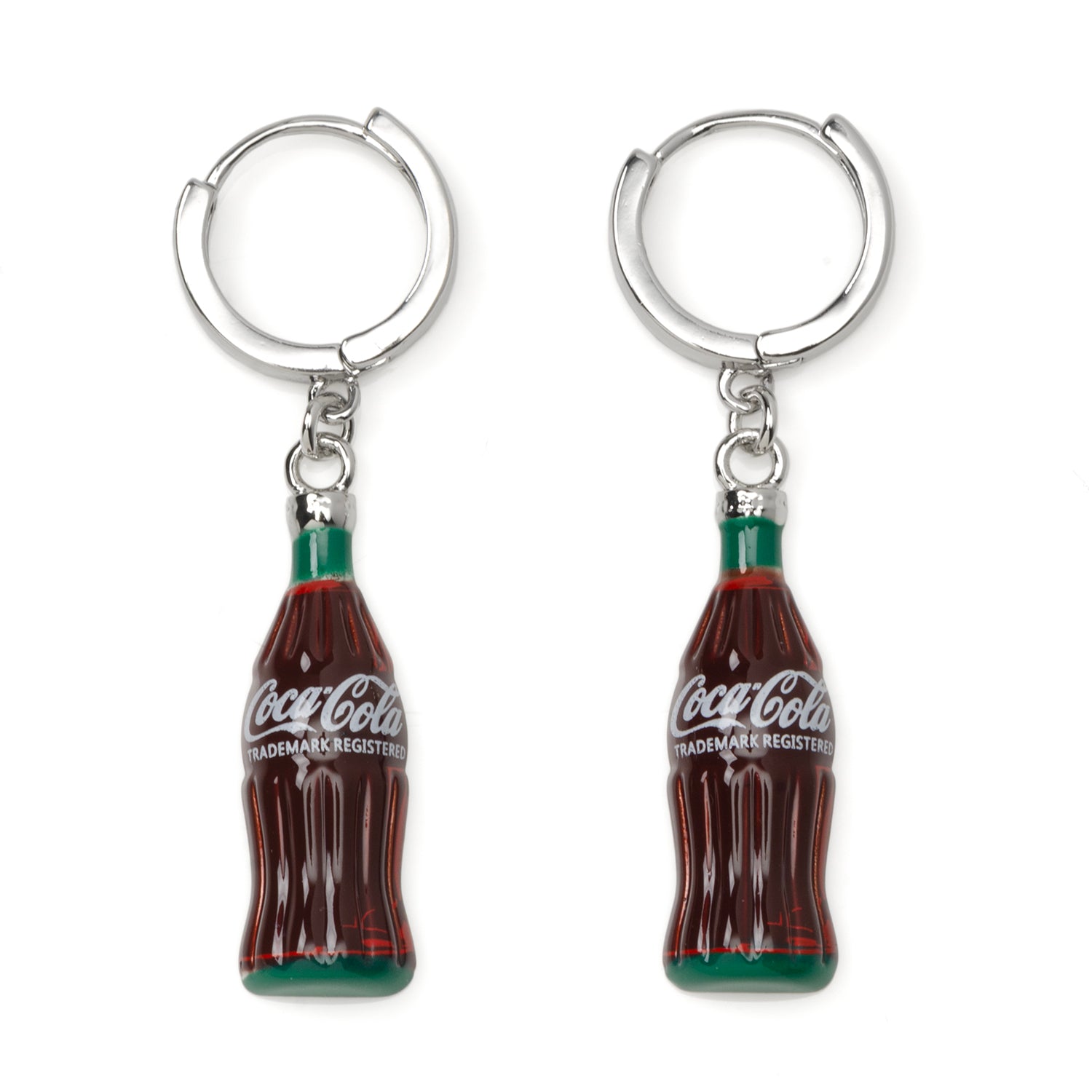 Coca-Cola Bottle Dangle Earrings Image 1