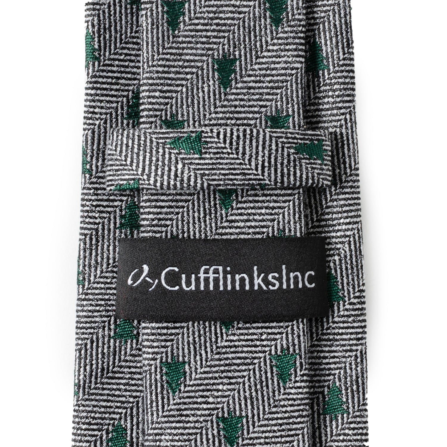 Holiday Tree Herringbone Tie Image 5