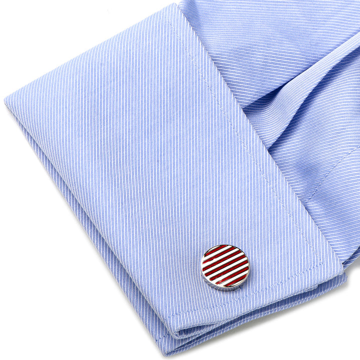 Stars and Stripes American Flag Cufflinks Image 3