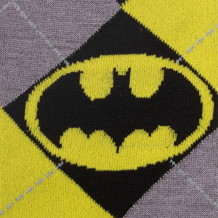 Batman Argyle Classic Sock Image 3