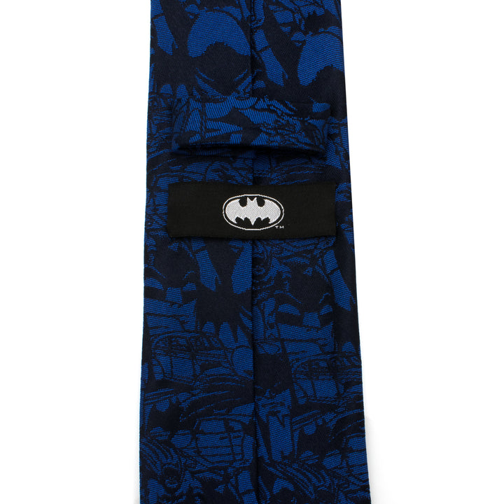 Blue Batman Comic Tie Image 4