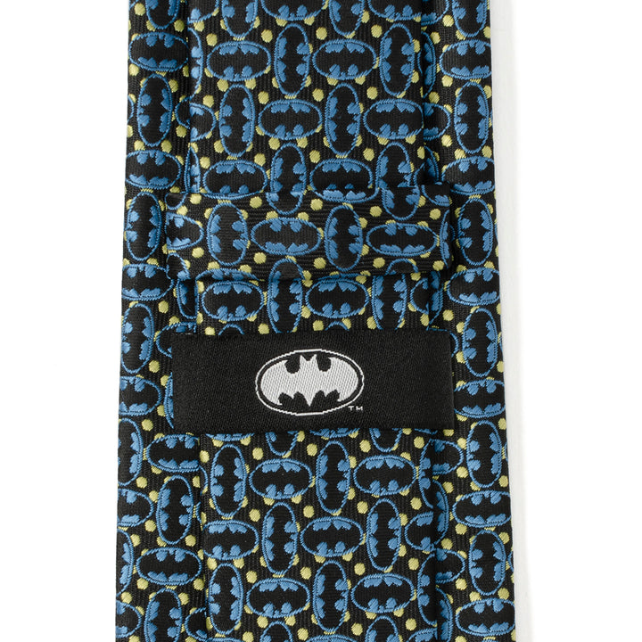 Batman Emblem Multi Black Men's Tie Image 5