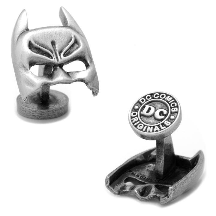 Silver Batman Mask Cufflinks Image 1