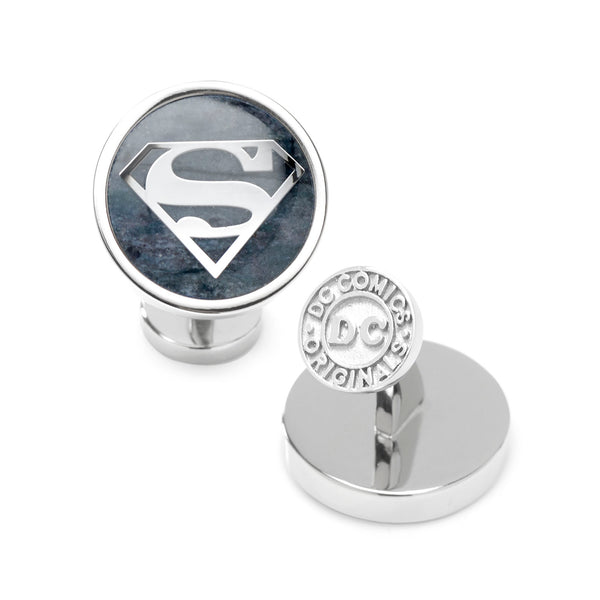 Superman Navy Gemstone Cufflinks Image 1