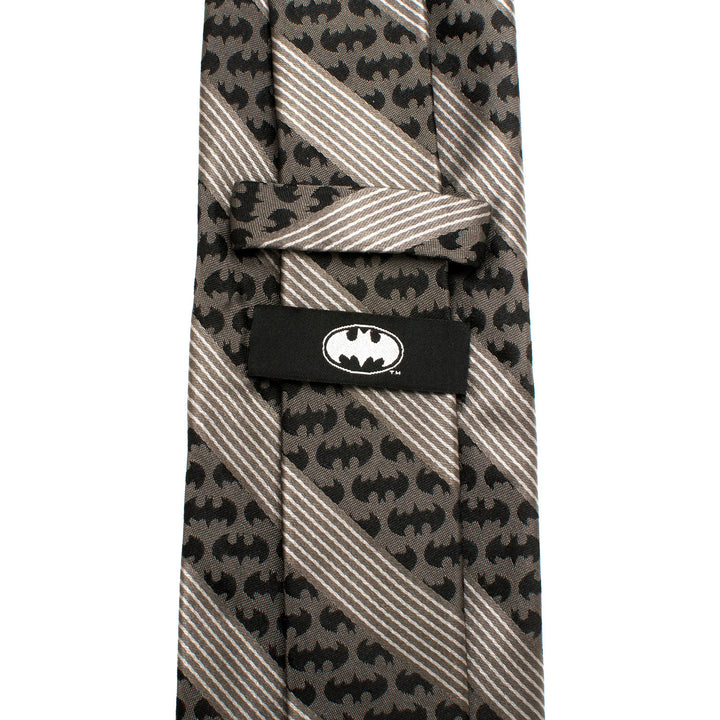 Batman Black Pinstripe Tie Image 4