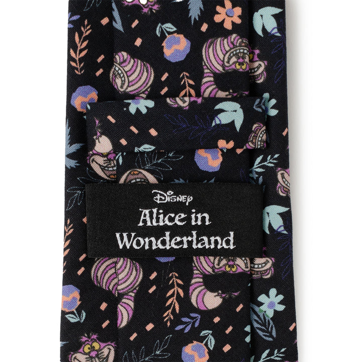 Alice in Wonderland Cheshire Cat Black Men's Tie Image 7