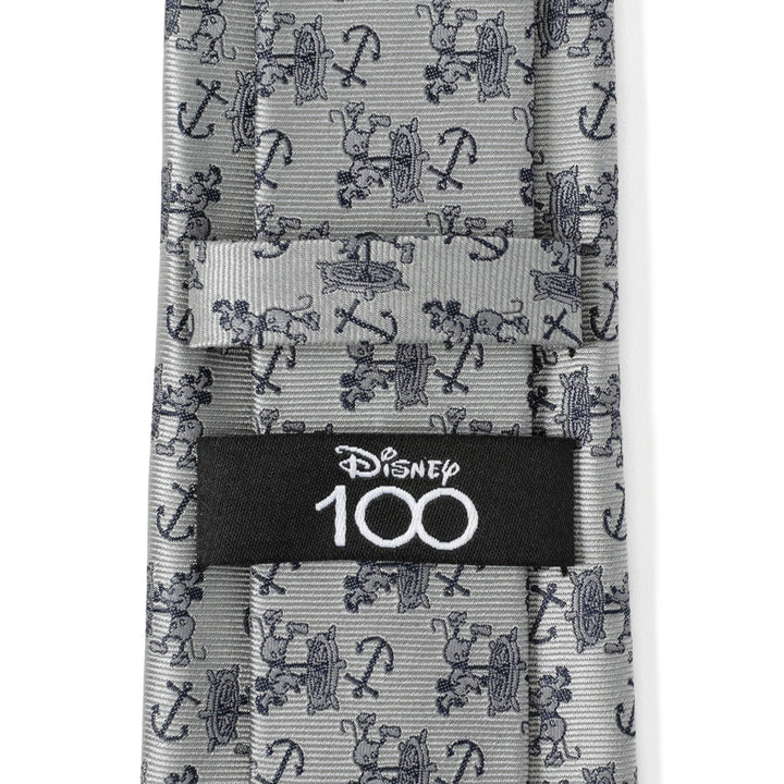 Limited Time D100 Steamboat Willie Tie and Pocket Square Gift Set Image 7