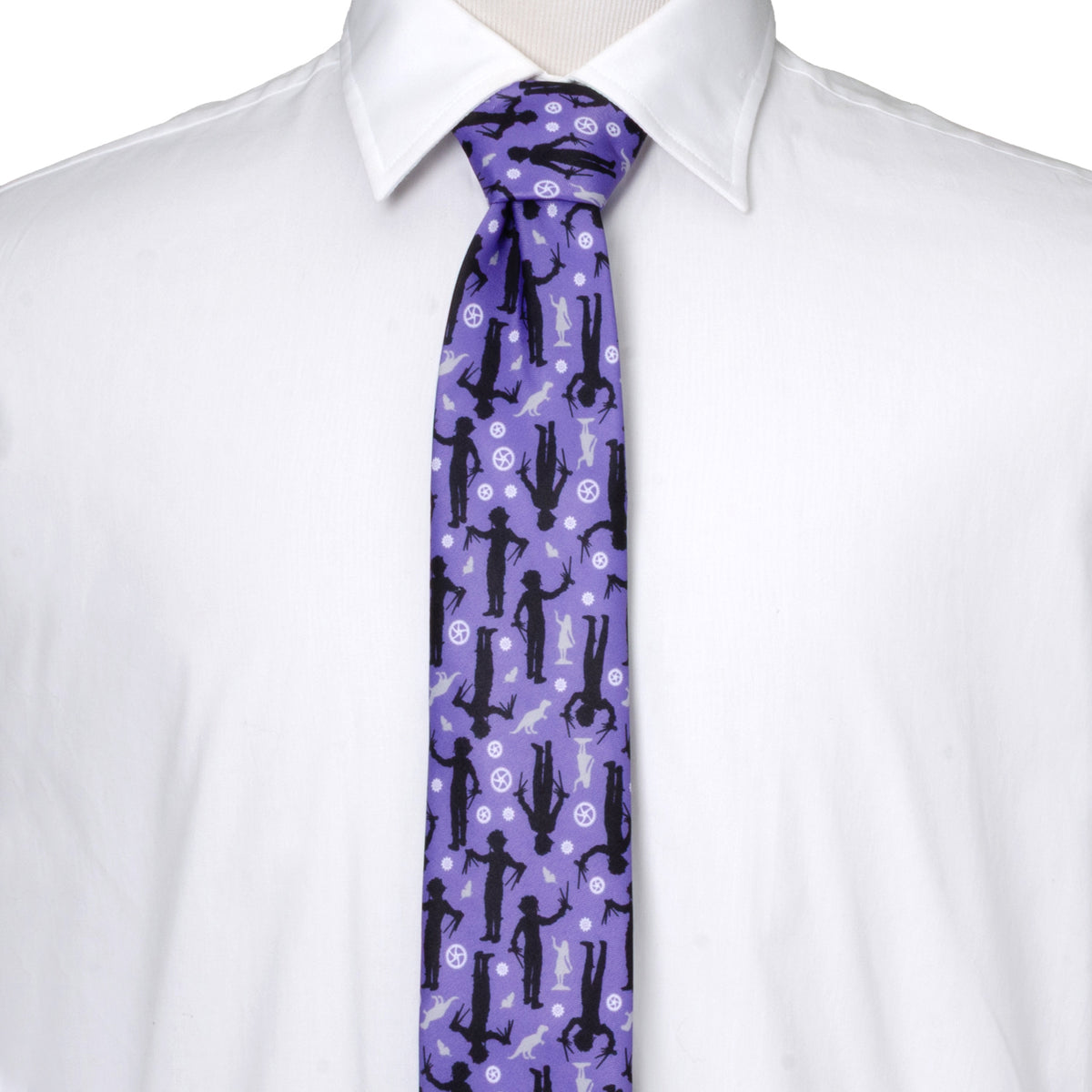 Edward Scissorhands Purple Men's Tie