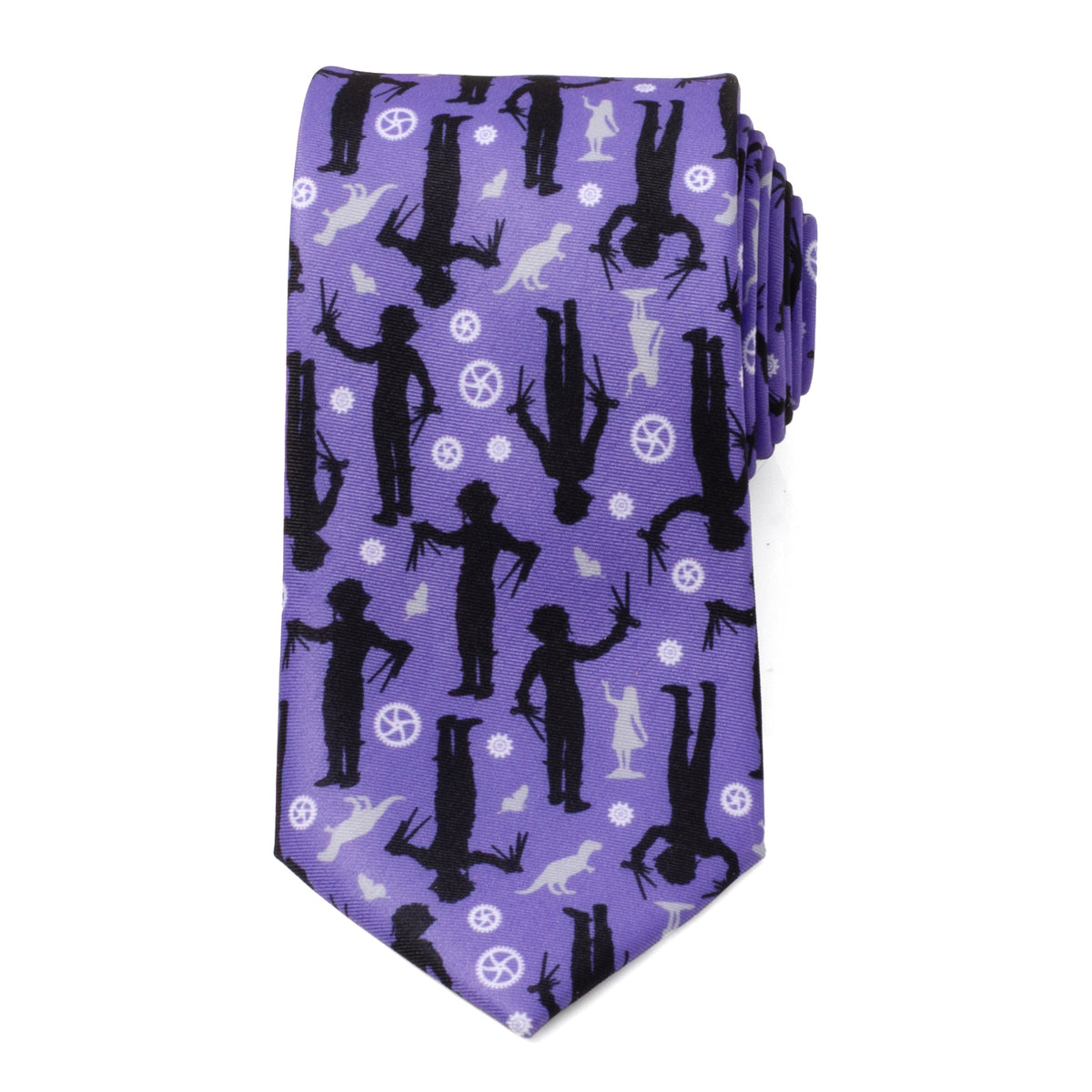Edward Scissorhands Purple Men's Tie