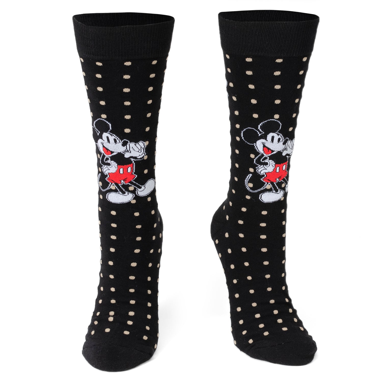 Disney Mickey Mouse Dot Socks and Blue Lapel Pin Gift Set Image 2