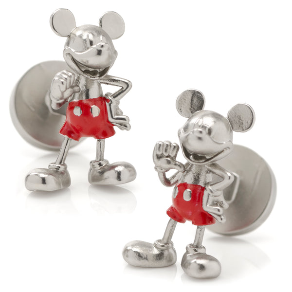 D100 Mickey Mouse 3D Enamel Cufflinks Image 1