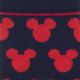 Disney Mickey Mouse Silhouette Blue Sock and Mickey Blue Lapel Pin Gift Set Image 3