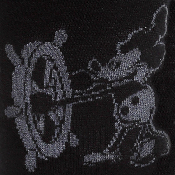 Disney Mickey Mouse Steamboat Willie Sock and Mickey Blue Lapel Pin Gift Set Image 3