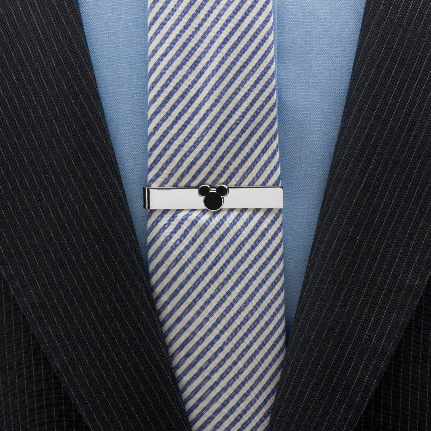 Disney Mickey Mouse Silhouette Tie Bar Image 2
