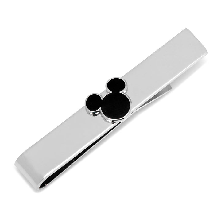 Black Mickey Mouse Silhouette Tie Bar Image 1