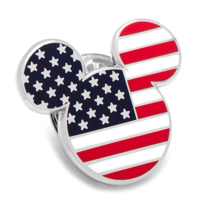 Stars and Stripes Mickey Mouse Lapel Pin Image 1
