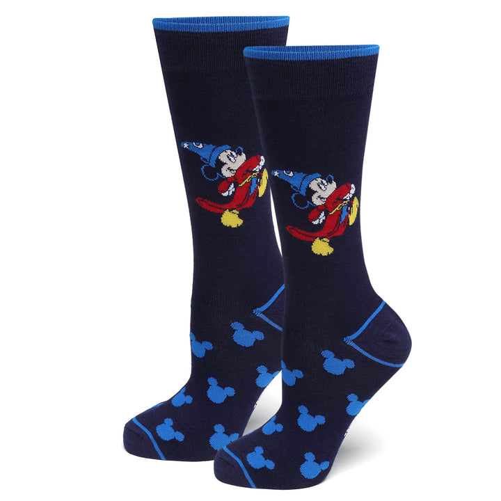Fantasia Mickey Mouse Navy Socks Image 2