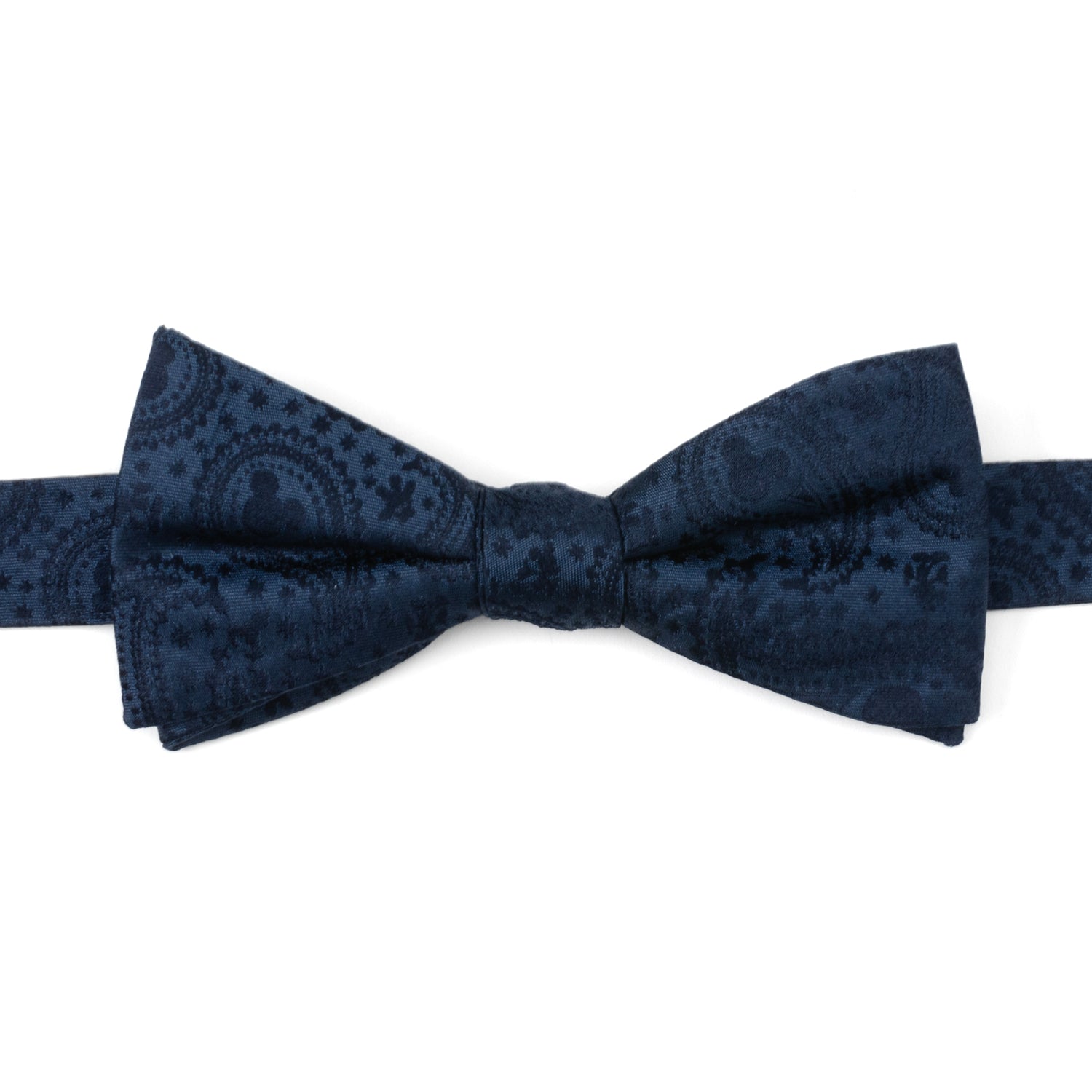 Mickey Mouse Navy Paisley Bow Tie Image 1