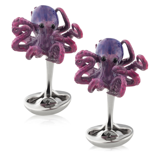 "Sixteen Legs" Octopus Cufflinks Image 1