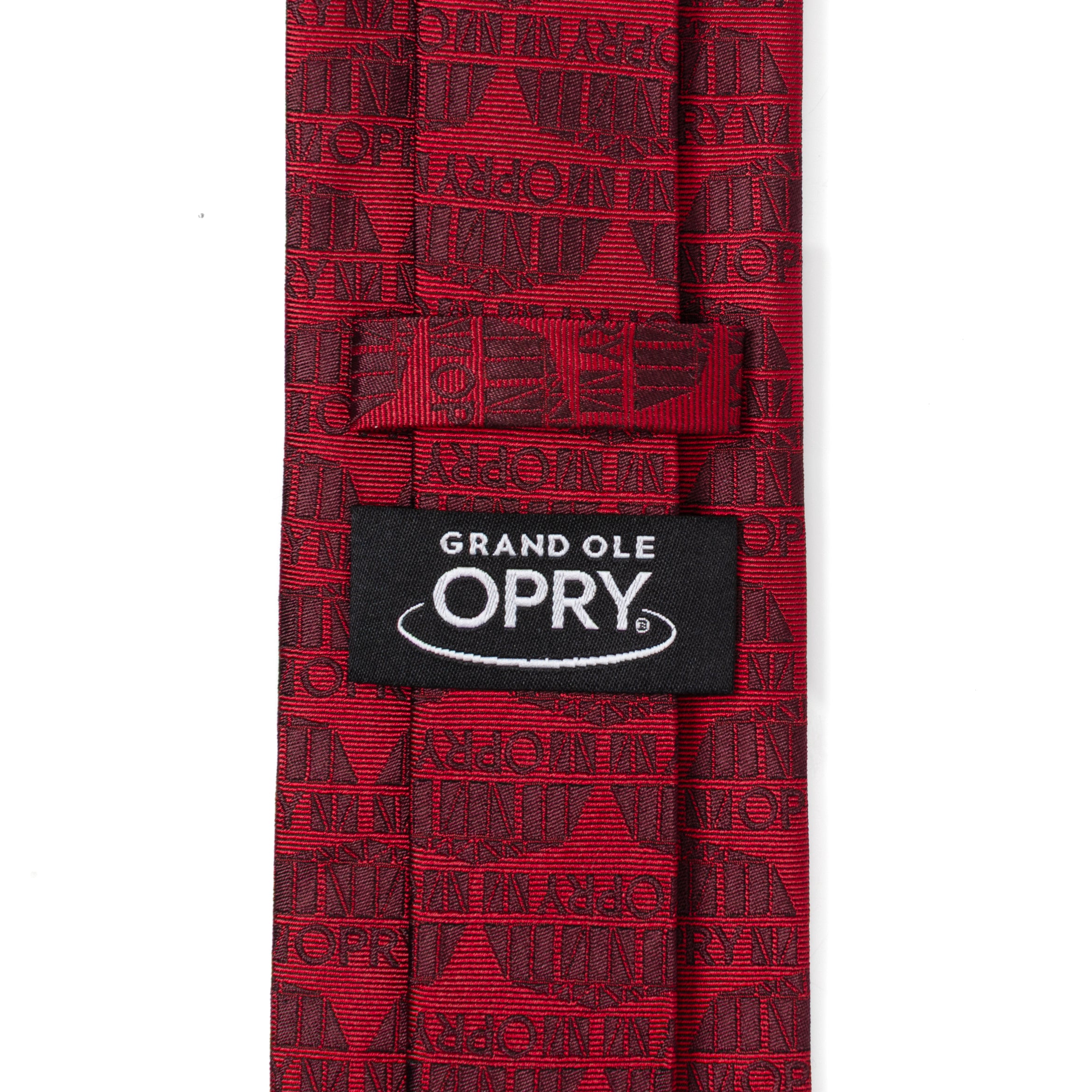 Grand Ole Opry Auditorium Red Men's Tie Image 4