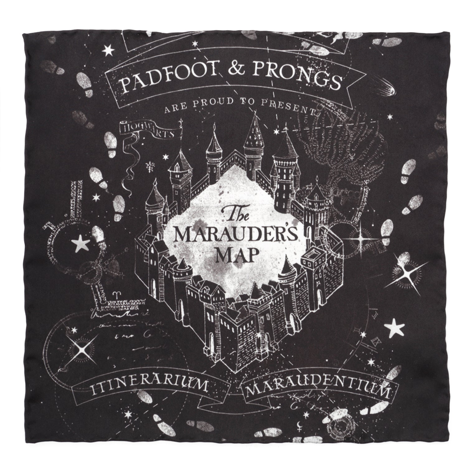Marauder's Map Pocket Square Image 1