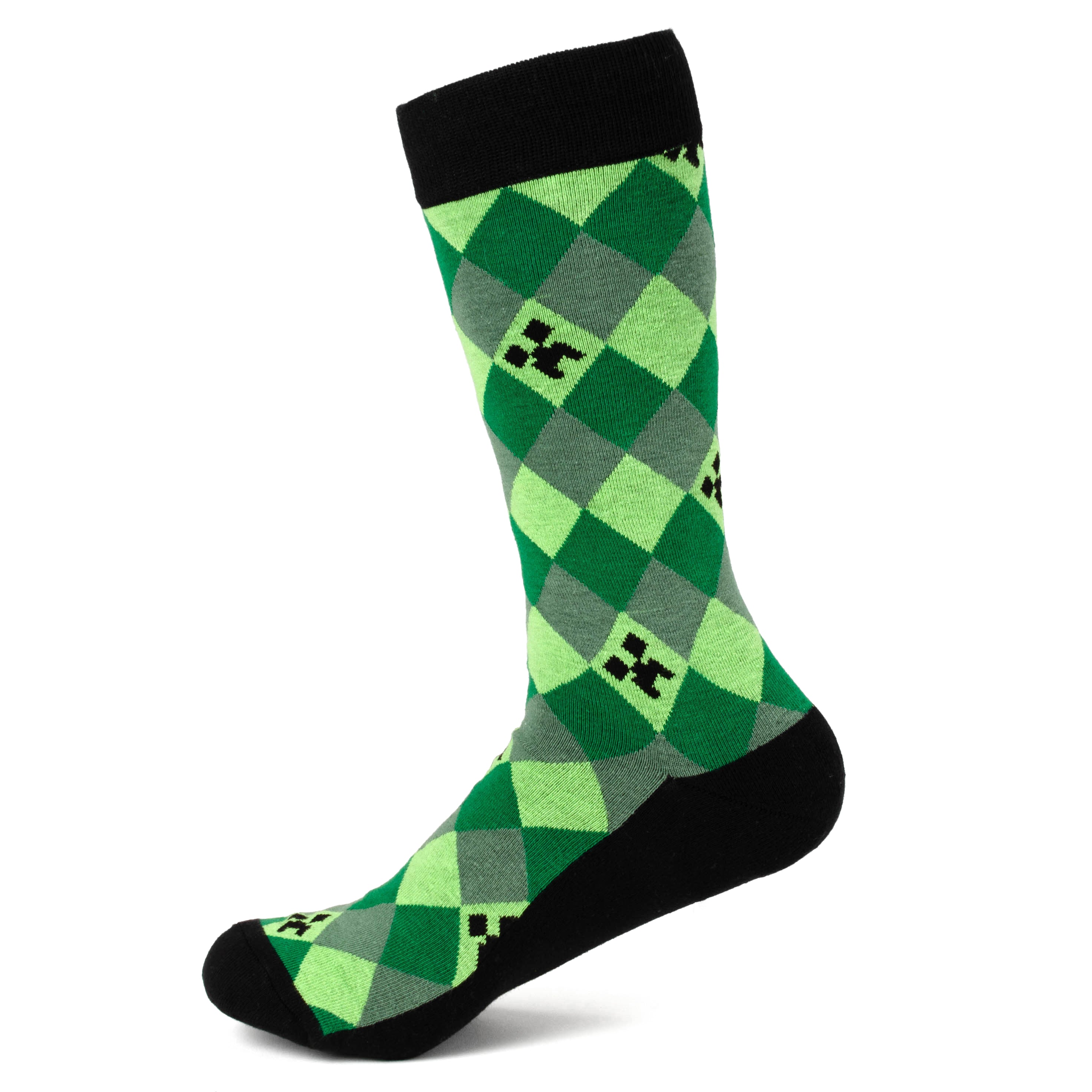 Minecraft Creeper Men's Sock Set Image 9
