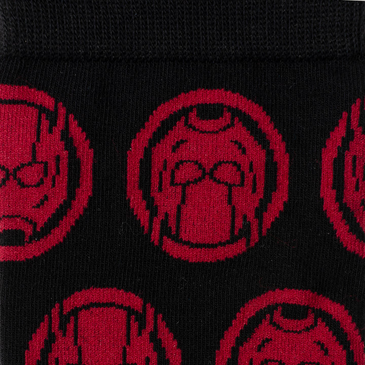 Ant-man Red/Black Socks Image 3