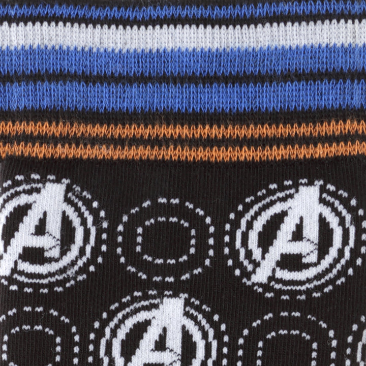 Avengers Black Multi Socks Image 3