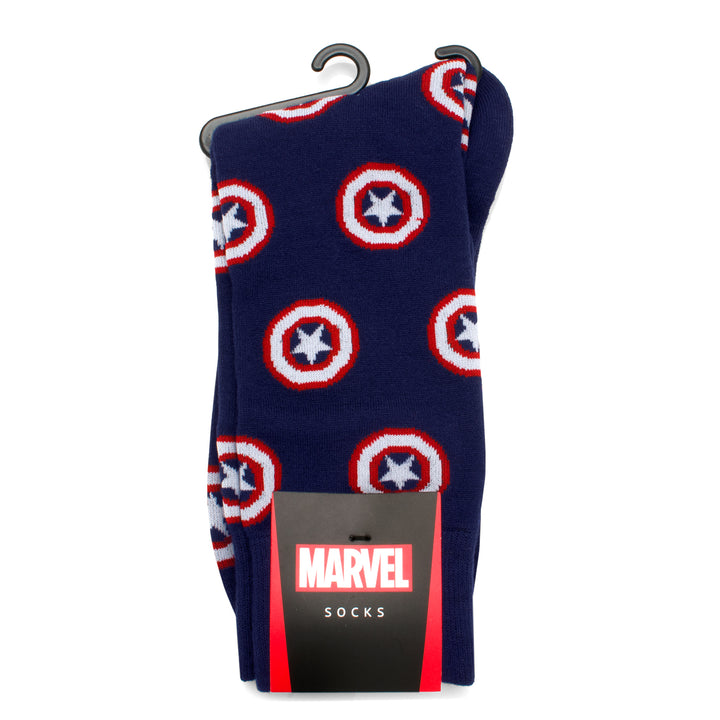 Captain America Navy Socks Image 3