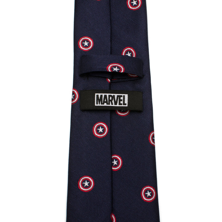 Captain America Navy Tie Image 4