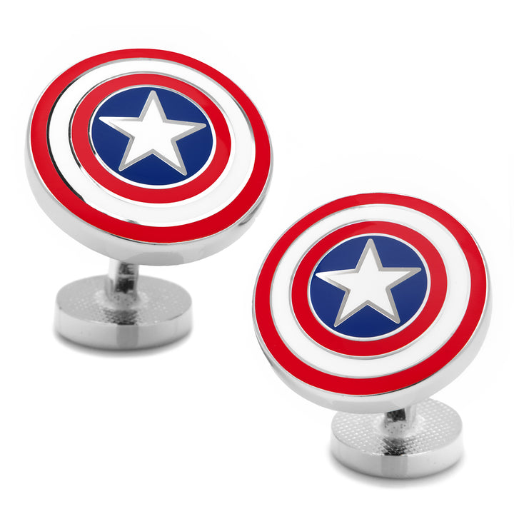 Captain America Shield Cufflinks Image 2