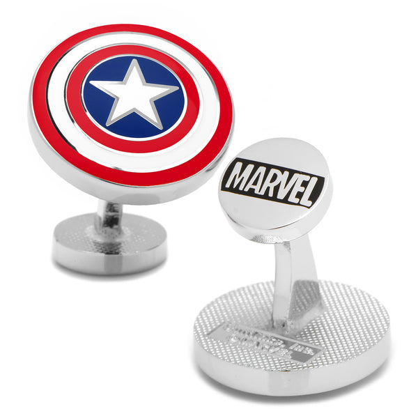 Captain America Shield Cufflinks Image 1