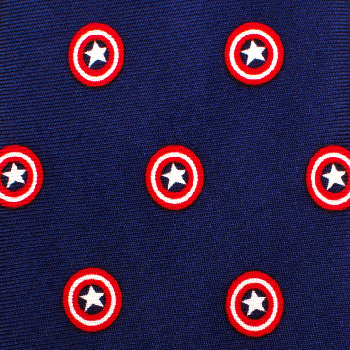 Captain America Shield Boys' Zipper Tie Image 2