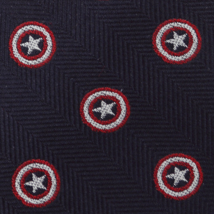 Captain America Shield Boy's Tie Image 3