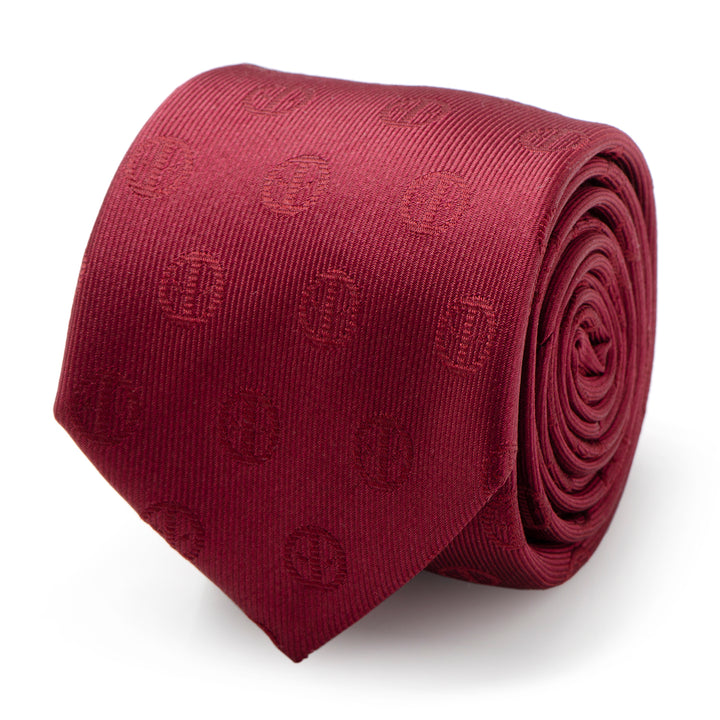 Deadpool Maroon Men's Tie Image 1