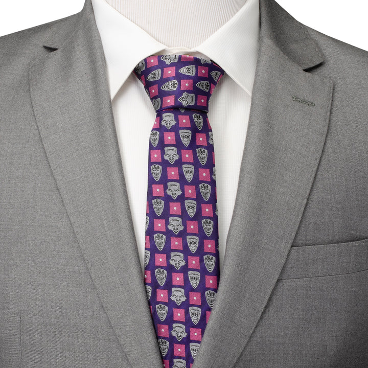 Guardian's of the Galaxy Purple Men's Tie Image 2