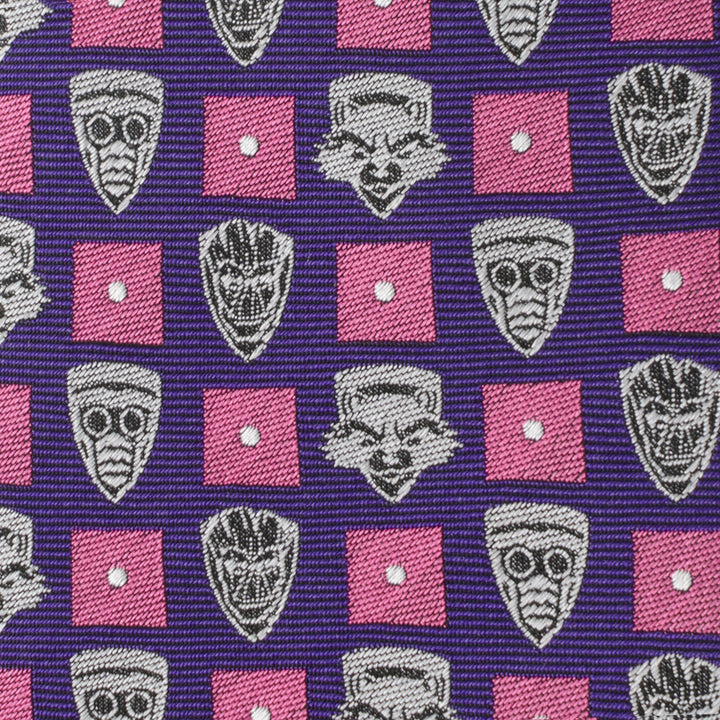 Guardian's of the Galaxy Purple Men's Tie Image 4