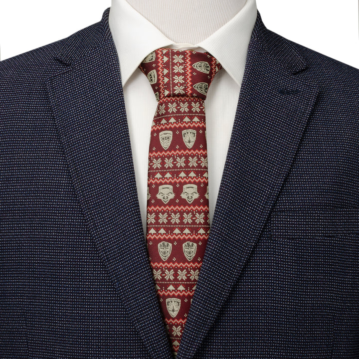 Guardians of the Galaxy Fair Isle Red Men's Tie Image 2