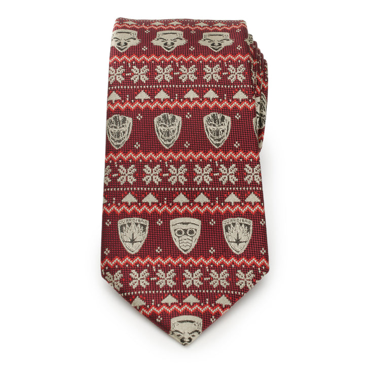 Guardians of the Galaxy Fair Isle Red Men's Tie Image 3