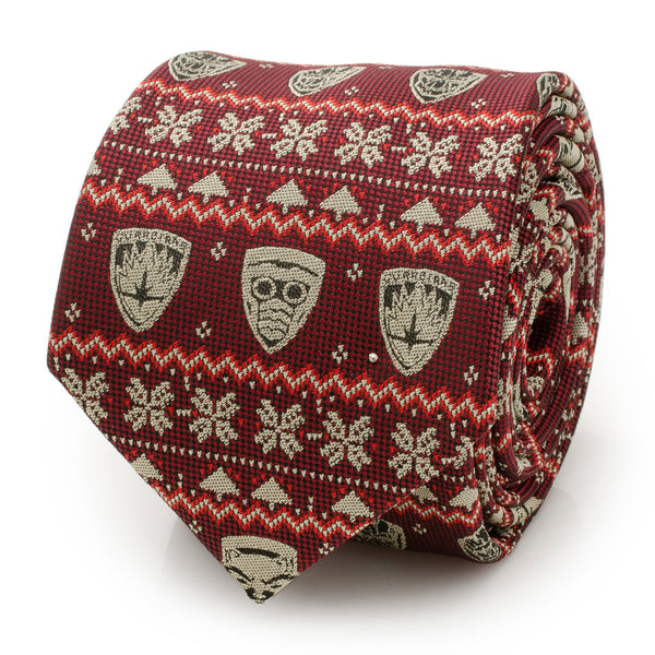 Guardians of the Galaxy Fair Isle Red Men's Tie Image 1