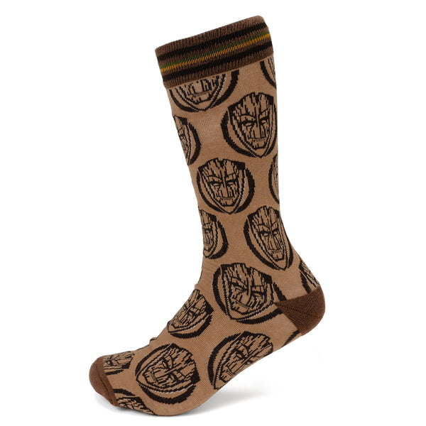 Groot Brown Tonal Men's Socks Image 1